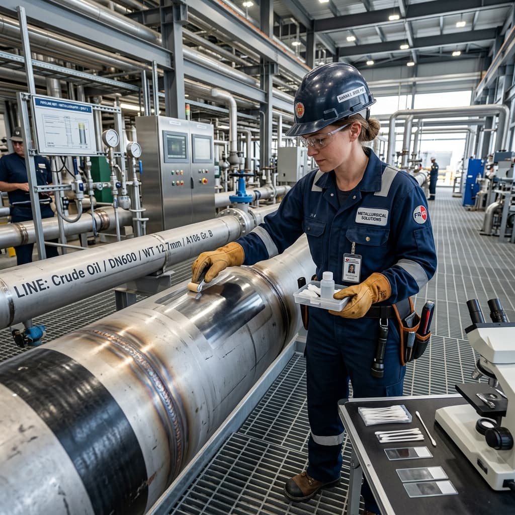 Corrosion engineering and metallurgical inspection services